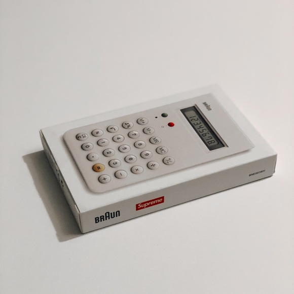 Supreme | Other | Supreme X Braun Et66 Calculator | Poshmark